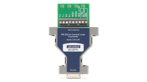 [BB-232CL9R] ULI-227TL RS-232 (DB9 F) to CL (TB) CNVTR