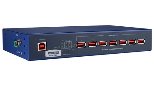 [BB-UHR307] ULI-417CI USB 2.0 Hub, 7 Port, Industrial, Iso.