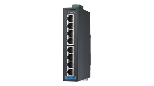 [EKI-2728-D] 8-port Ind. Unmanaged GbE Switch