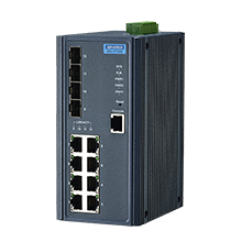 [EKI-7712G-4F-AE] 8GE + 4SFP Port Managed Ethernet Switch