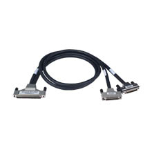 [PCL-10250-1E] SCSI-100 to 2*SCSI-50 Shielded Cable, 1m