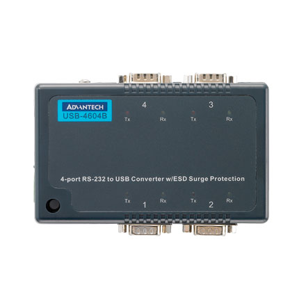 [USB-4604B-BE] 4-Port RS-232 to USB Converter