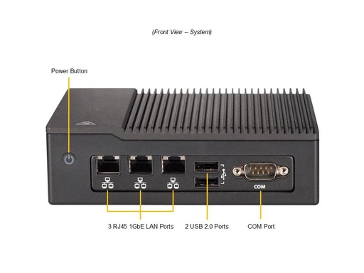 [SYS-E50-14AM-N5] [NR]A4SAP-H (Intel N97), CSE-E50, 5xLAN, RoHS