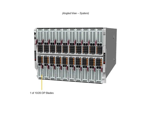 [SBI-422B-1NE14] [NR]8U/20 Node SuperBlade DP GNR/SRF-SP with Up to 4 E1.S