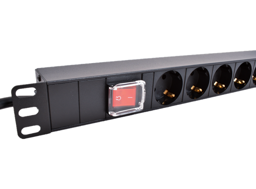[AUE2250D2-07AHDIOB] LinkIT 19" Strømskinne 7xCEE 7/4 1m