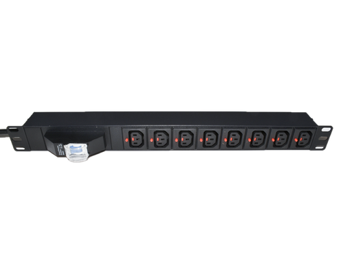 [PDU-C20X8C13L-2M] LinkIT 19" Power Strip 8xC13 Lockable 2m
