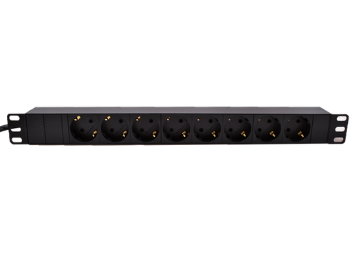 [PDU-8S-3M-S] LinkIT 19" Strømskinne 8xCEE 7/4 3m