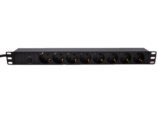 [PDU-8S-2M-S-OP] LinkIT 19" Power Strip 8xCEE 7/4 2m