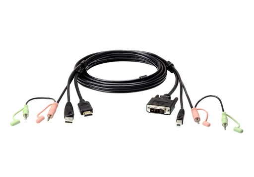 [2L-7D02DH] Aten KVM Cable HDMI to DVI-D with Audio
