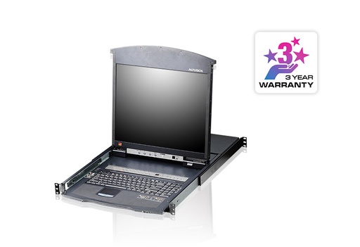 [KL1516AM-AXA-XG] Aten Rack Console 17" 16-PC KL1516AM