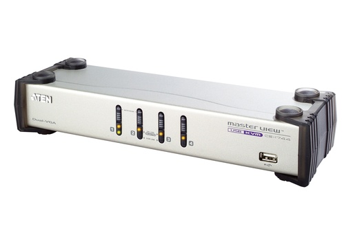 [CS1744C-AT] Aten KVM  4-PC 1-Bruker CS1744C