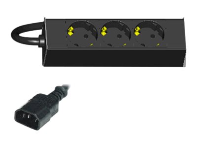 [LT-P3SCC141MAB] LinkIT 10'' power strip 3xCEE 7/4 1m