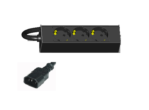 [LT-P3SCC142MAB] LinkIT 10'' power strip 3xCEE 7/4 2m