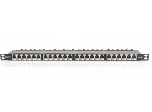 [DN-91624S-SL-EA] DCI Patchpanel 19" Cat.6A STP 0,5U 24 p