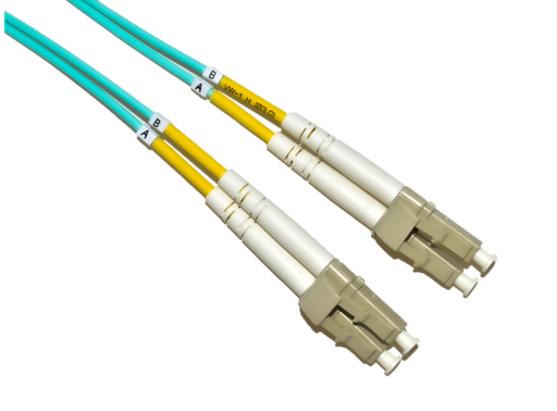[FPD54LPLP-010-AQUA] LinkIT fiber cable OM4 LC/LC 1m