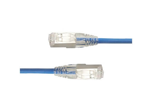 [LI-SC6AUFTP-0300-B] LinkIT SlimPatch U/FTP Cat6a blå 3m