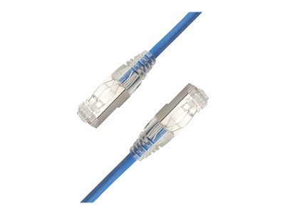 [SFTPC6A-0400M-BL] LinkIT SlimPatch F/UTP Cat6a blue 4m