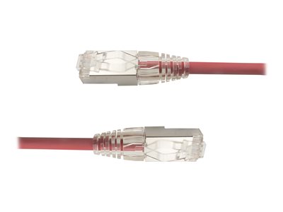 [SFTPC6A-0050M-RD] LinkIT SlimPatch F/UTP Cat6a rød 0.5m