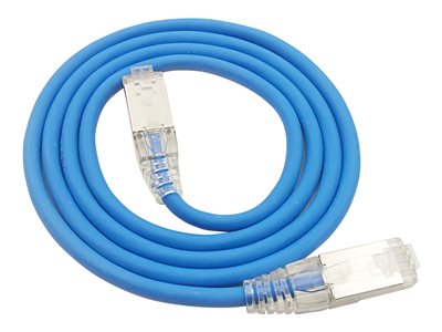 [SFTPC6A-0350M-BL] LinkIT SlimPatch F/UTP Cat6a blå 3.5m