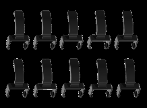 [LI-C6ASFTP-CF-BLACK] LinkIT ColorFlex Cat6a clips black