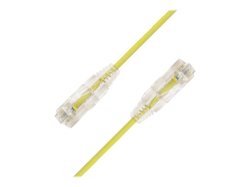 [SUTPC6A-0030M-YL] LinkIT SlimPatch U/UTP Cat6a yellow 0.3m