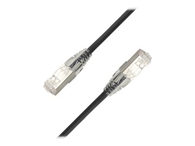 [SFTPC6A-1000M-SV] LinkIT SlimPatch F/UTP Cat6a black 10m