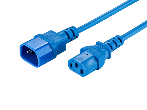 [NYEC13C14-1,5M-BLU] LinkIT power cable C13/C14 blue 1.5m