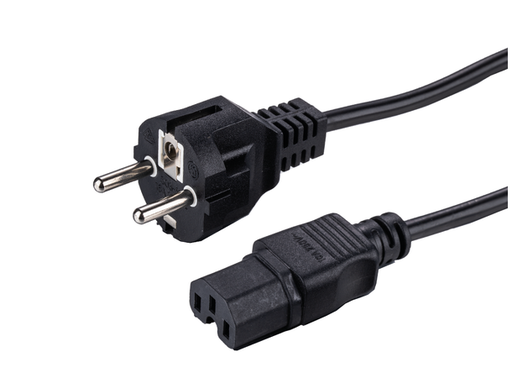 [NYESCC15-1M-HF] LinkIT power cable CEE 7/7 - C15 black 1m