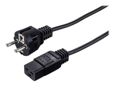 [NYESCC19-1M-HF] LinkIT power cable CEE 7/7 - C19 black 1m