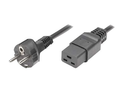 [NYESCC19-3M-HF] LinkIT power cable CEE 7/7 - C19 black 3m