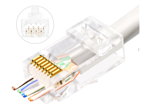 [EC-RJC6U] LinkIT Easy RJ45 UTP plug 5.0 - 6.3mm