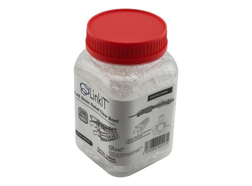 [LI-RJ45-CSRB-100] LinkIT RJ45 Clear Strain relief boot
