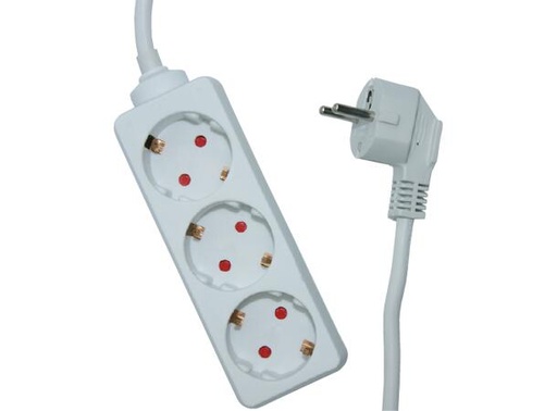 [ELV-SS3UB-030B] Elivi Power strip 3 outlets 3m