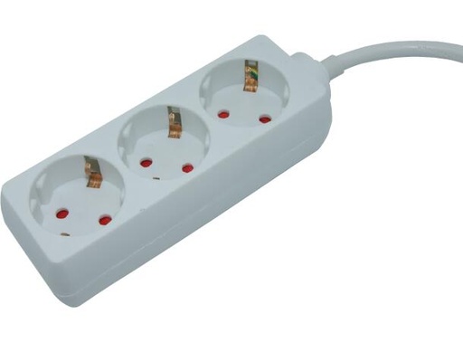[ELV-SS3UB-050B] Elivi Power strip 3 outlets 5m