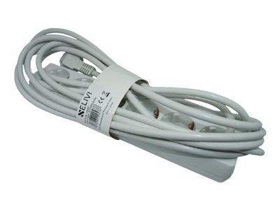 [ELV-SS6UB-050] Elivi Power Strip 6 outlets 5m