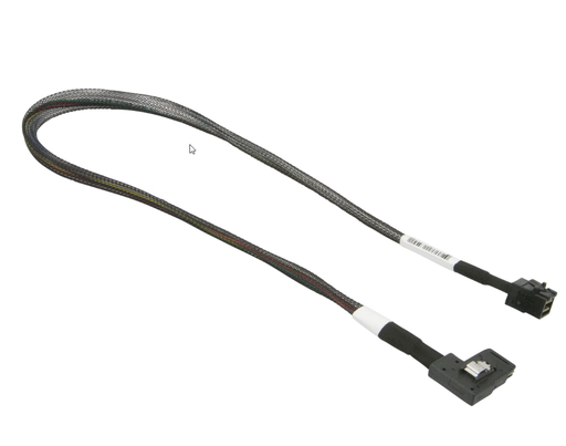 [CBL-SAST-0657] Supermicro Internal Straight MiniSAS HD to Right Angle MiniSAS 55cm Cable