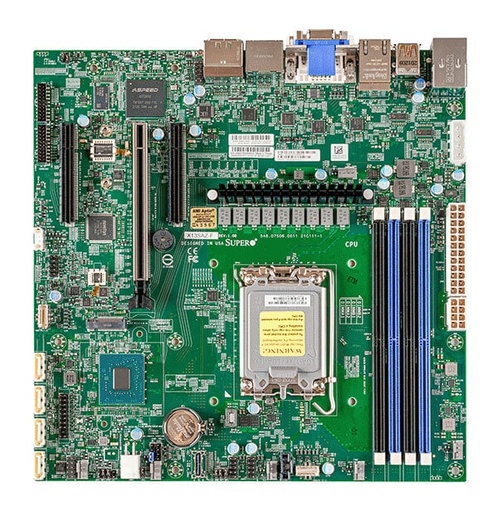 [MBD-X13SAZ-F-O] X13SAZ-F,Micro ATX,Alder Lake-S,R680E,LGA1700,1 PCIe 5.0