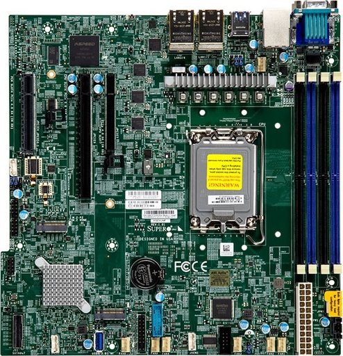 [MBD-X13SCH-LN4F-O] X13 Server MicroATX,Catlow,UP,RPL-E Xeon E,LGA1700,C266