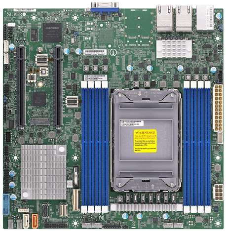 [MBD-X12SPZ-LN4F-O] X12SPZ-LN4F,uATX,LGA-4189SKT-P+,IntelC621A,8xDDR43200MHz