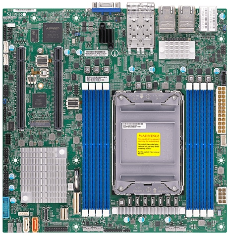 [MBD-X12SPZ-SPLN6F-B] X12SPZ-SPLN6F,uATX,LGA-4189 SKT-P+IntelC621A,8xDDR43200M