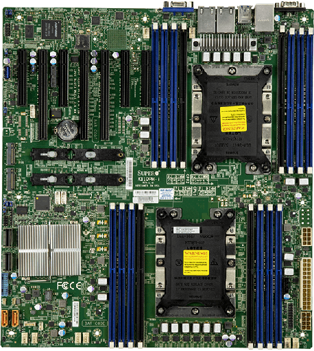 [MBD-X11DPH-I-O] X11 DP Skylake,16 DIMM DDR4,4 PCI-E 3.0x8,3 PCI-E 3.0x16