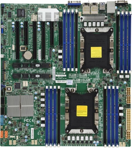 [MBD-X11DPH-TQ-B] X11 DP Skylake,16 DIMM DDR4,4 PCI-E 3.0x8,3 PCI-E 3.0x16