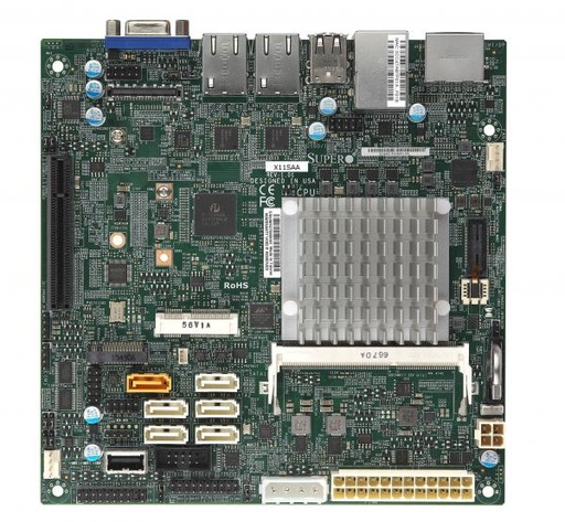 [MBD-X11SAA-O] X11SAA, Embedded Apollo Lake-I mITX, 7 Year, Dual-SINGLE