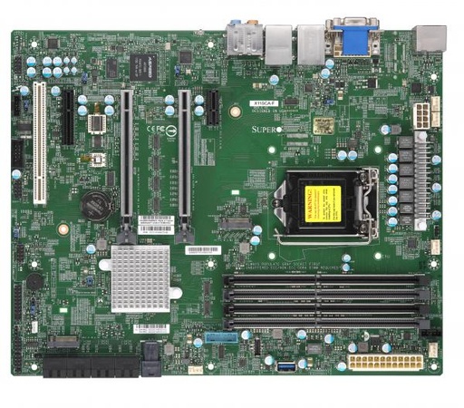 [MBD-X11SCA-F-B] C246,Xeon-E/Core i3/Pentium/Celeron,LGA1151 Socket-H4,9