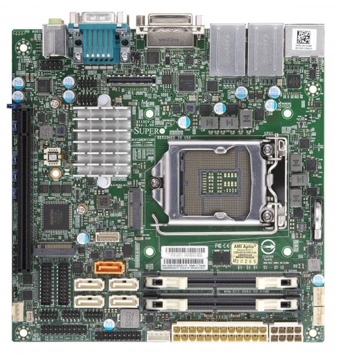 [MBD-X11SCV-Q-B] X11SCV-Q, Mini ITX,Coffeelake PCH Q370,LGA1151,PCIex16,M