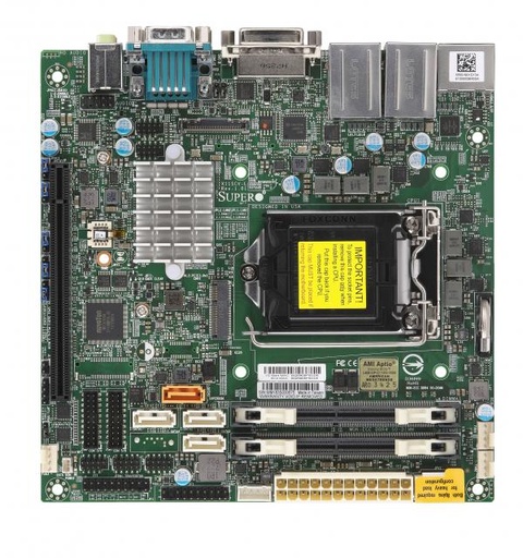 [MBD-X11SCV-L-O] X11SCV-L,Mini ITX,Coffeelake PCH H310,LGA1151,PCIe x16,US